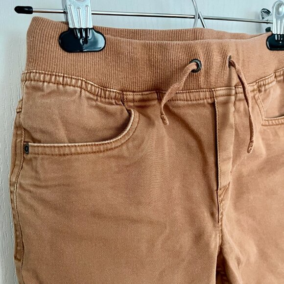 Hanna Andersson Pull-On Slim Twill Pants Boys Size 12 Carpenter Brown - Picture 2 of 11